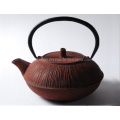 Traditional Painted Hot Sale Cast Iron Teapot with Cups Set